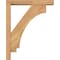 Ekena Millwork Imperial Block Smooth Bracket w/ Offset Brace, Western Red Cedar, 3 1/2"W x 16"D x 20"H BKT0402X16X20IMP05SWR - alternate 2